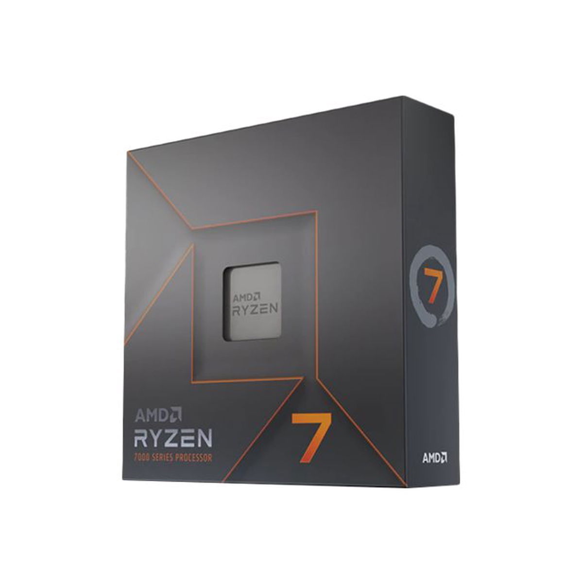 AMD - Ryzen 7 7700X 8-core - 16-Thread 4.5GHz (5.4 GHz Max Boost) Socket AM5 Desktop Processor - Silver