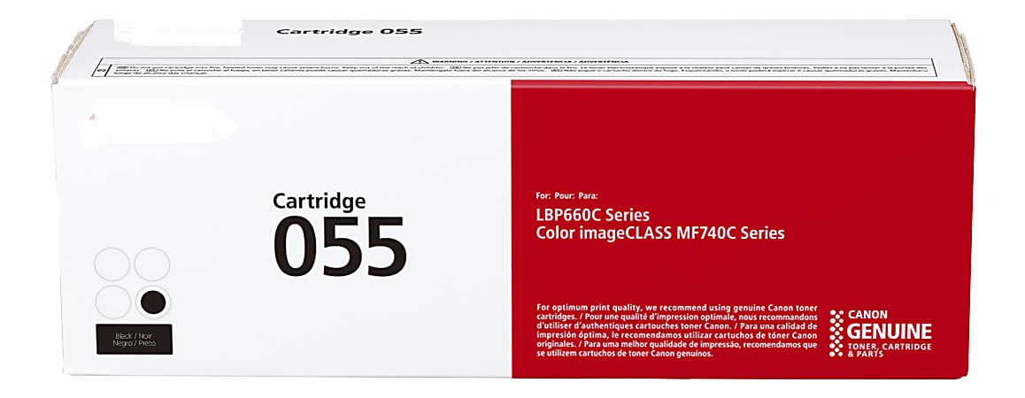 055 Black Cartridge Canon (660 -740) Set with chip
