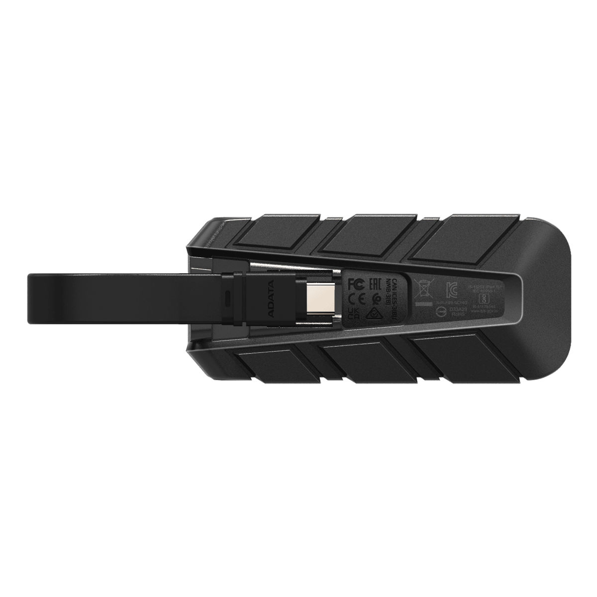 ADATA Externe SSD SC740 2TB Plug&amp;Go blue 1050/1000 MIL.STD USB Type-C 3.2 Gen 2 (3.1 Gen 2) Black, Blue