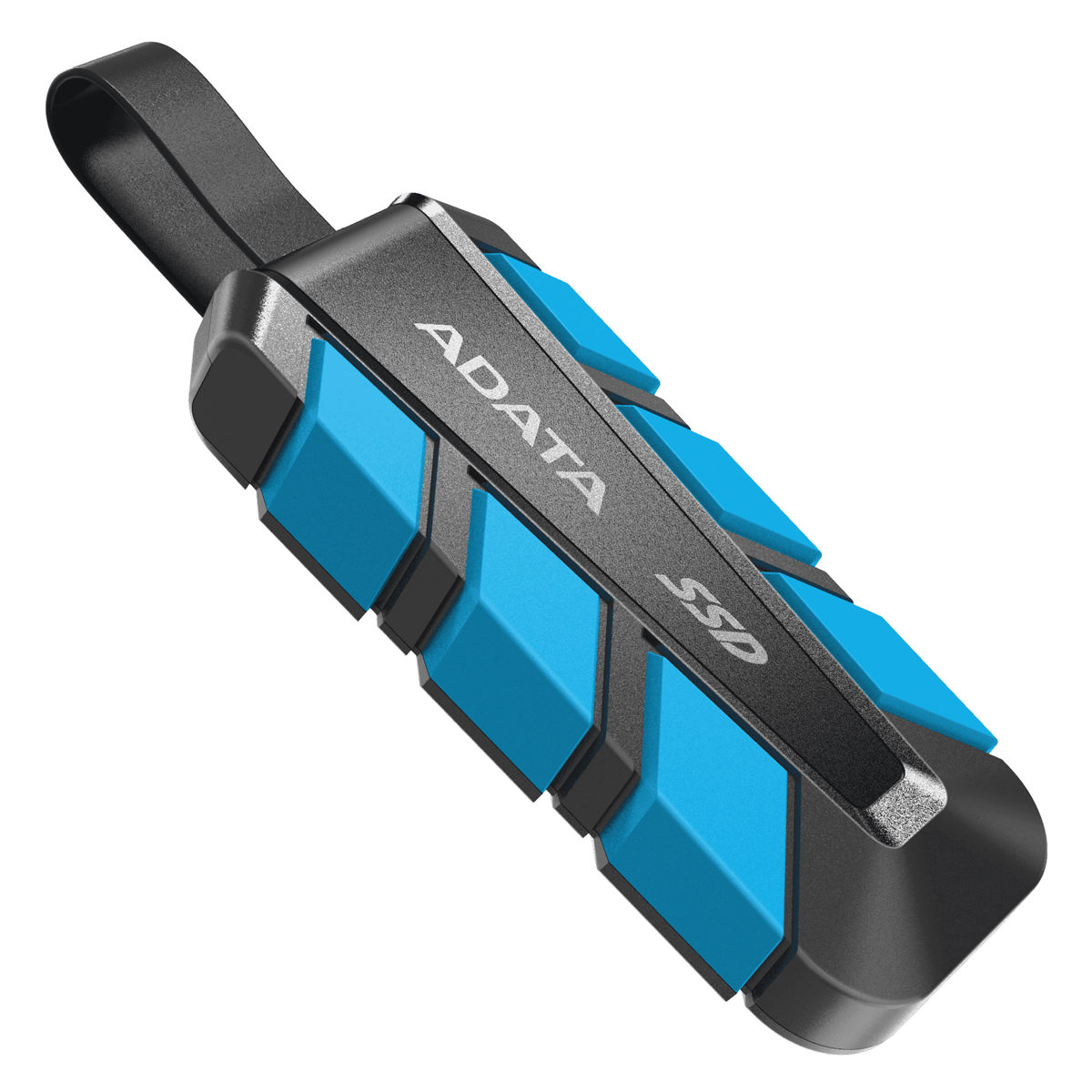 ADATA Externe SSD SC740 2TB Plug&amp;Go blue 1050/1000 MIL.STD USB Type-C 3.2 Gen 2 (3.1 Gen 2) Black, Blue