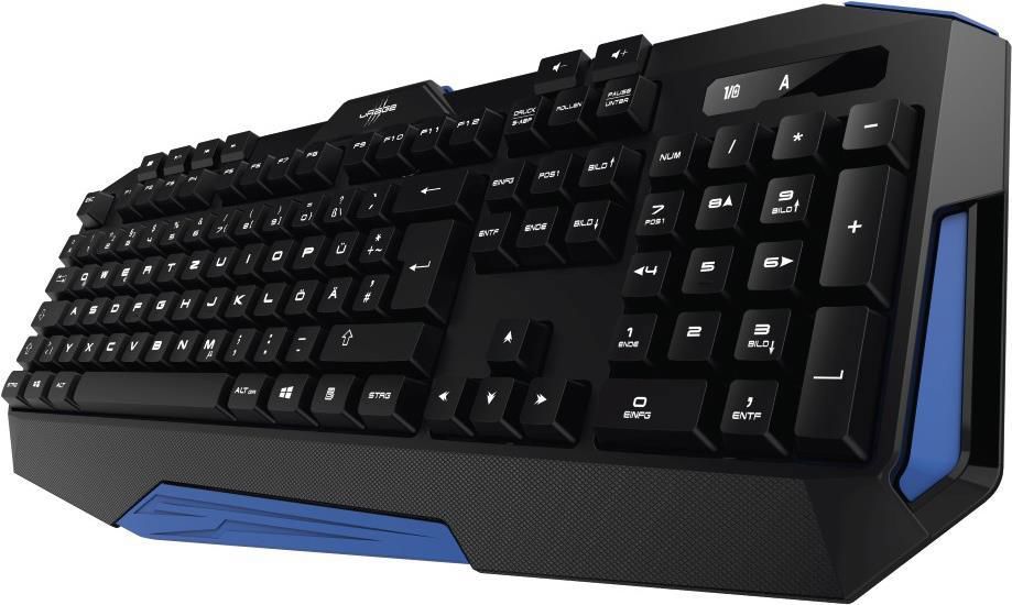 Hama URage Unleashed - Tastatur - Kabellos - German QWERTZ - Schwarz (00113781)