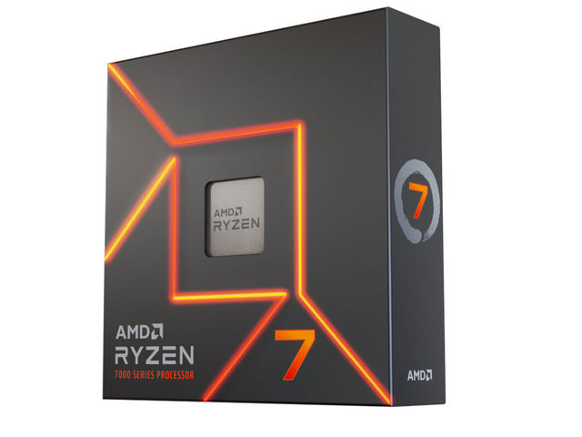 AMD - Ryzen 7 7700X 8-core - 16-Thread 4.5GHz (5.4 GHz Max Boost) Socket AM5 Desktop Processor - Silver