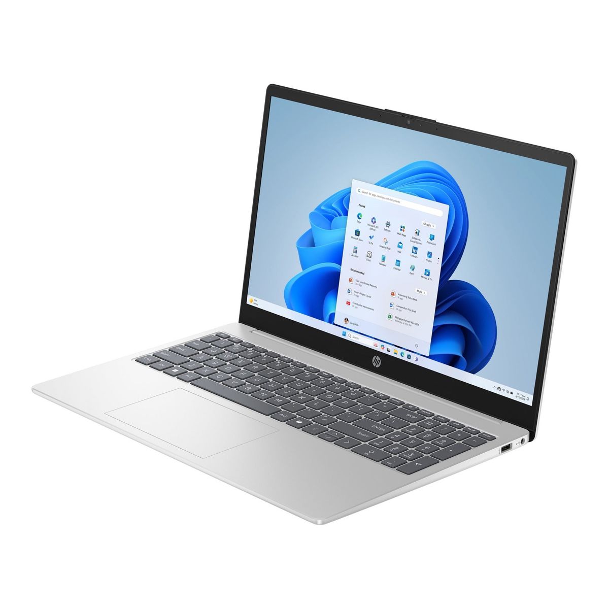 Hp 15.6-Inch HD Laptop Intel Core I5-1334u 8gb 512gb Ssd Windows 11 Home Natural Silver
