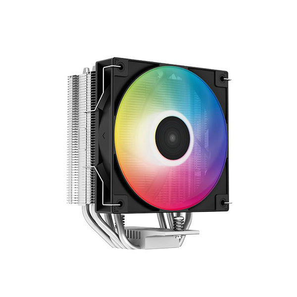 DeepCool AG400 LED CPU Cooler 4 Heat Pipes, 6 Colour LED, 120mm PWM Fan, Intel LGA1700/1200/1151/1150/1155 AMD AM5/AM4